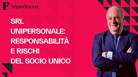 Srl unipersonale: normativa, rischi e responsabilità del socio unico